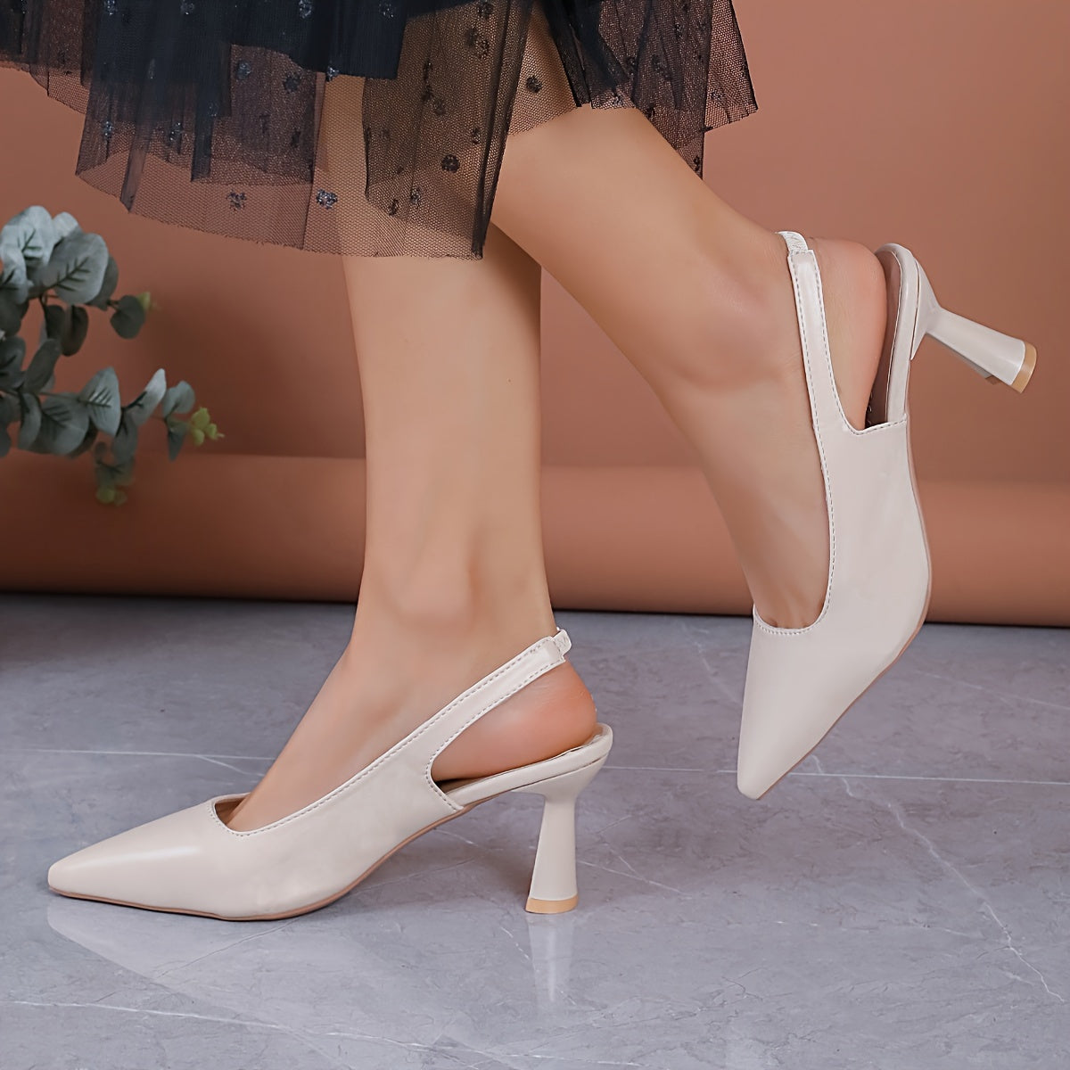 Elegante Slingback-Pumps