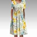 Ziva™ – Elegantes Kleid mit Blumenmuster und Bauchabdeckung