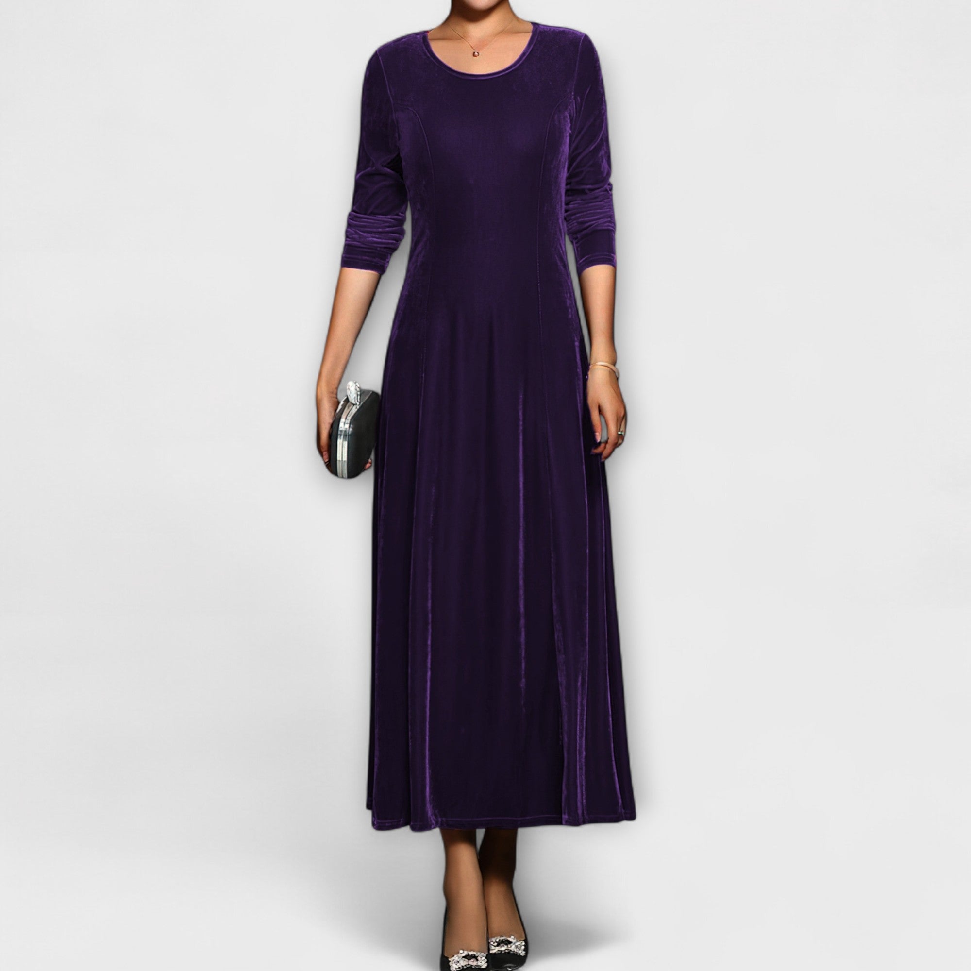 Marilou™ – Weiches Samtkleid