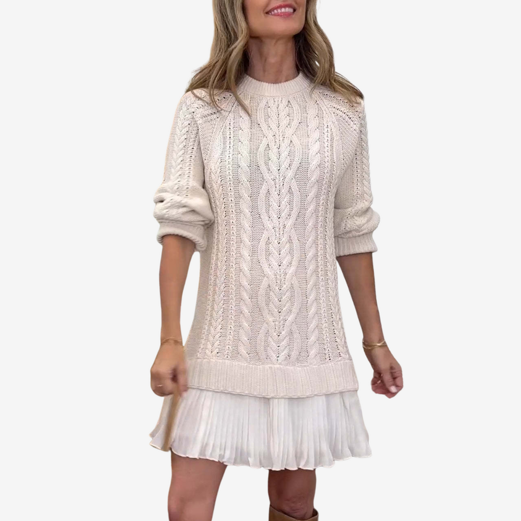 Trivora™ - Stilvolles & Warmes Strickkleid