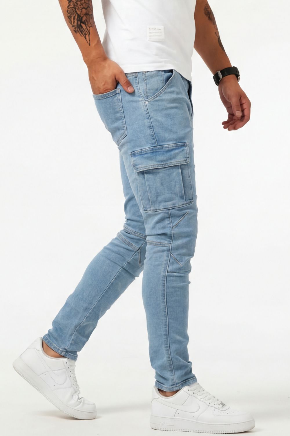 Elastische Cargo Jeans für Herren  (1 kaufen, 1 GRATIS dazu)