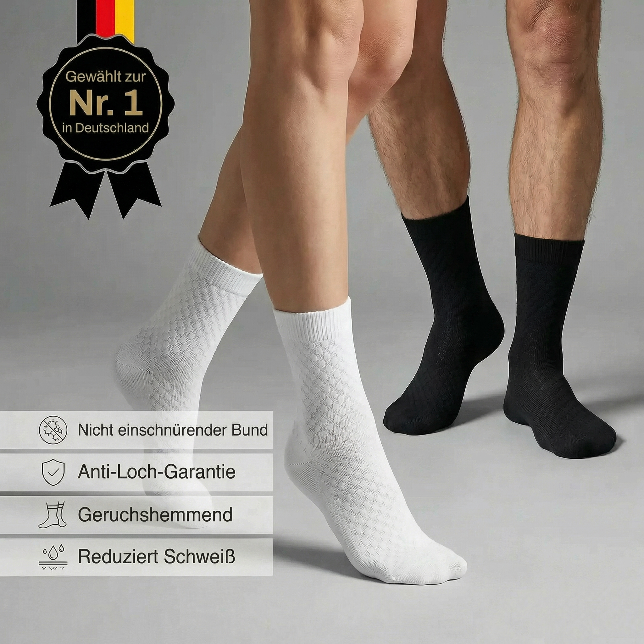 Sommerfeld | Premium Socken aus Bambusfaser (4 KAUFEN, 4 GRATIS ERHALTEN)