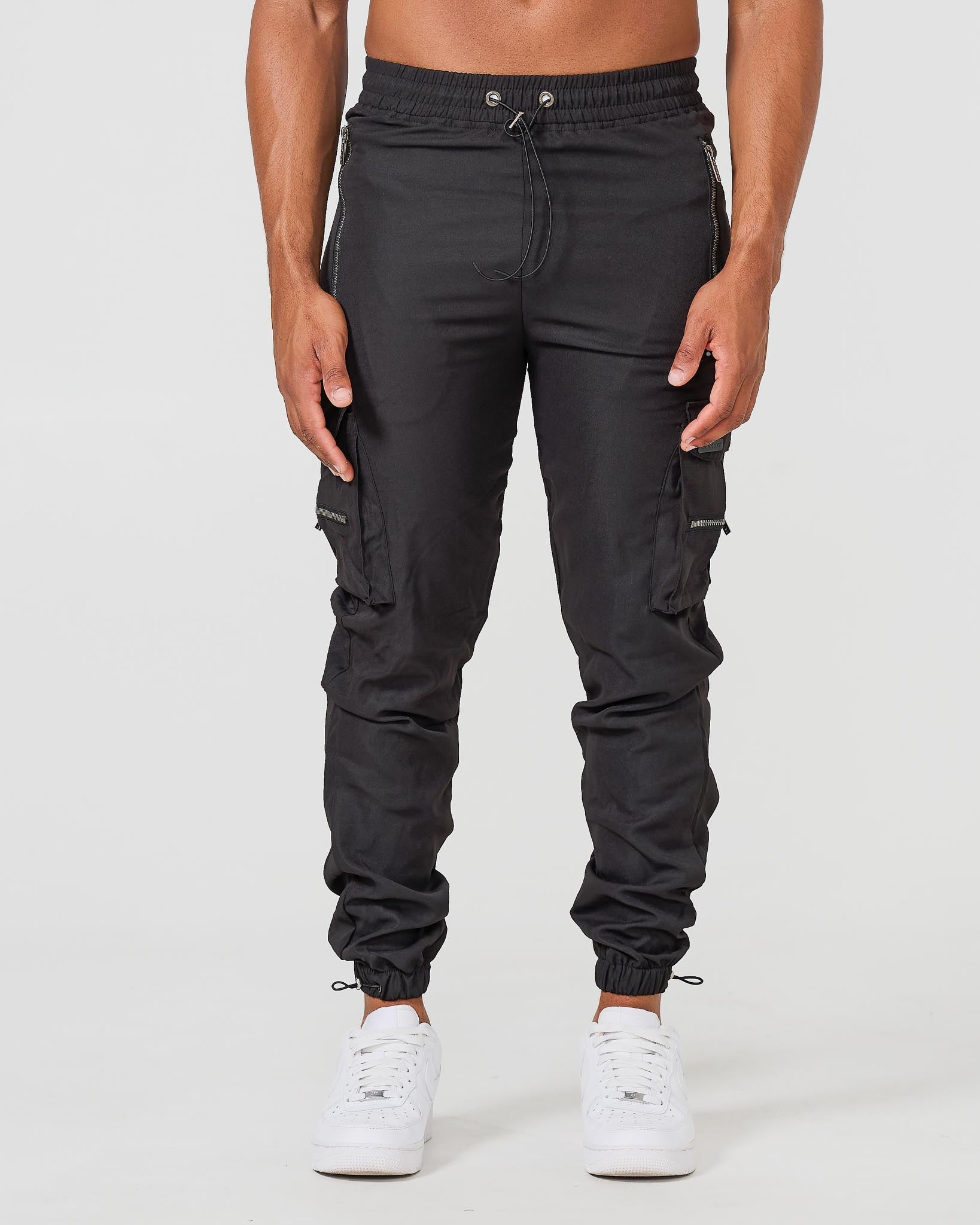Schwarze Cargo-Hose (1 kaufen, 1 GRATIS dazu)