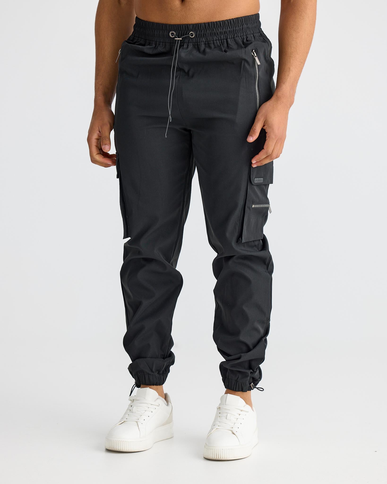 Schwarze Cargo-Hose (1 kaufen, 1 GRATIS dazu)