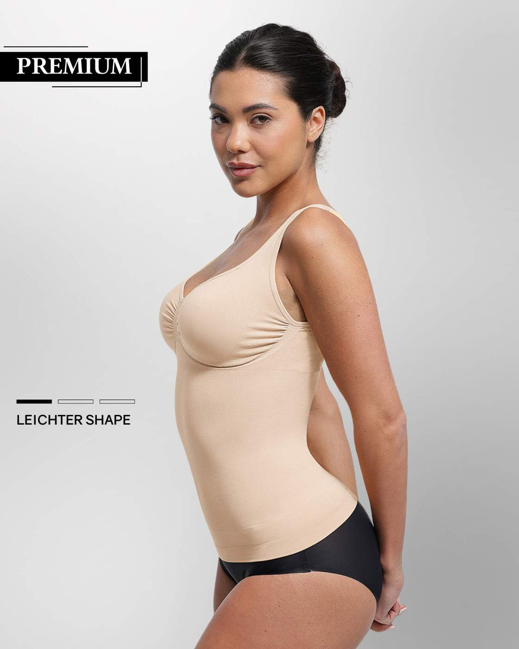 Shape Bestseller - Body Extra breite Träger + Body breitere Träger + Top mit Raffung