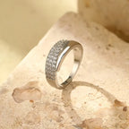 Sommerfeld | Eleganter Goldring mit funkelnden Steinen (1 kaufen, 1 gratis dazu)