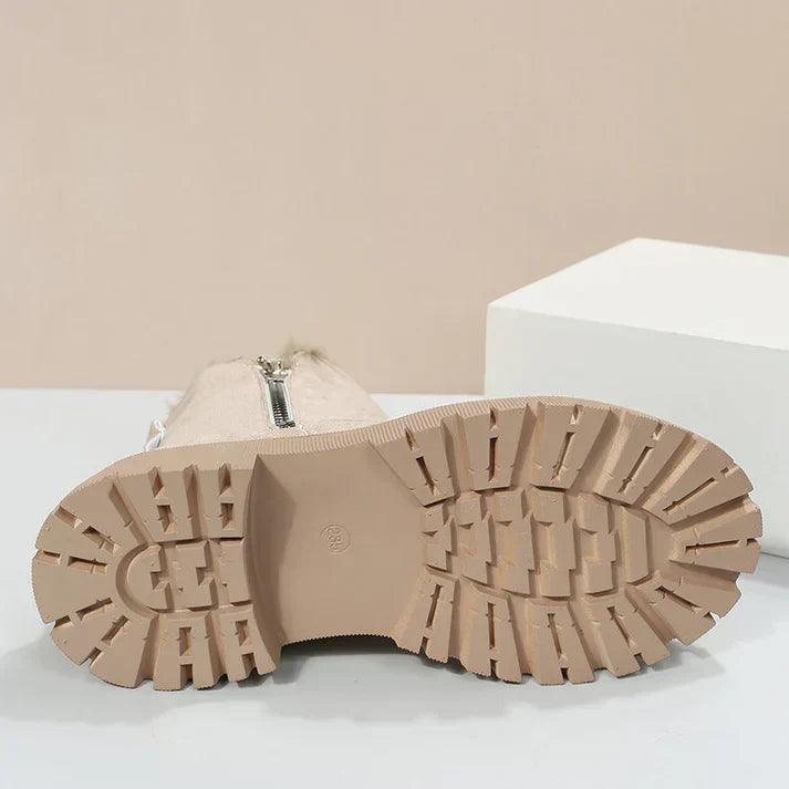 Sommerfeld™ | Gefütterte Winterstiefel mit Seitlichem Reißverschluss