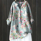 Mabel | Blumige französische Vintage-Bluse