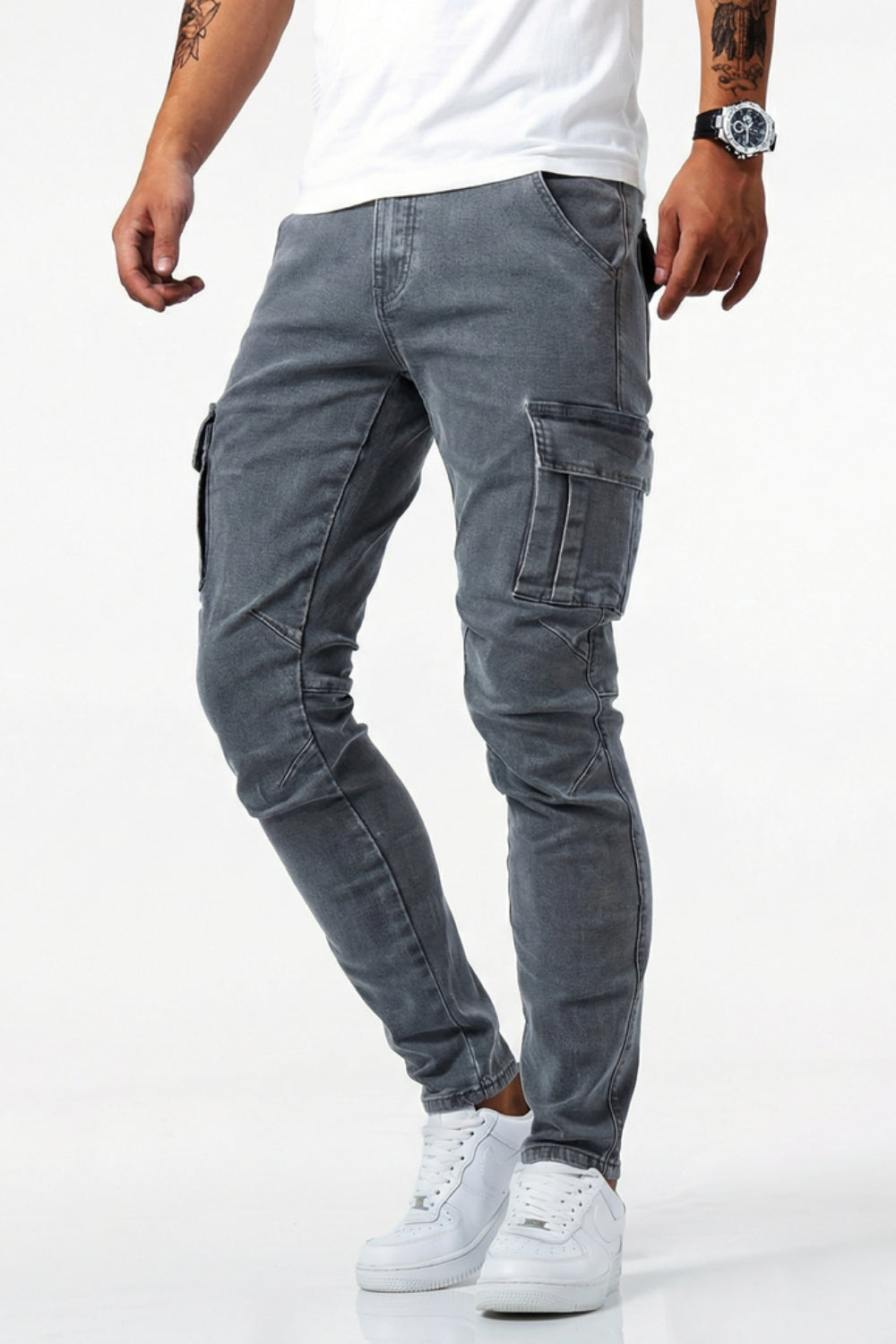 Elastische Cargo Jeans für Herren  (1 kaufen, 1 GRATIS dazu)