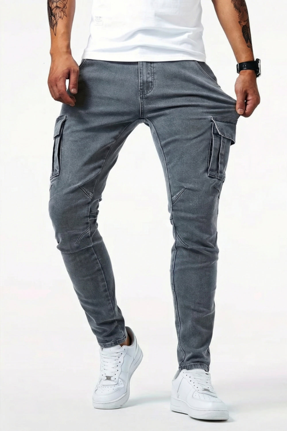 Elastische Cargo Jeans für Herren  (1 kaufen, 1 GRATIS dazu)