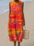 Faye™ Sunset-Midikleid