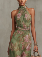 Serena ∙ langes Chiffonkleid