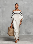 Minimalistisch Maxi Kleid
