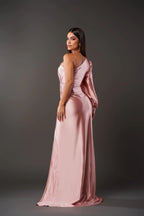 Dorie™ - Asymmetrisches Kleid mit Langem Schlitz