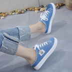 Denim Mule Sneakers