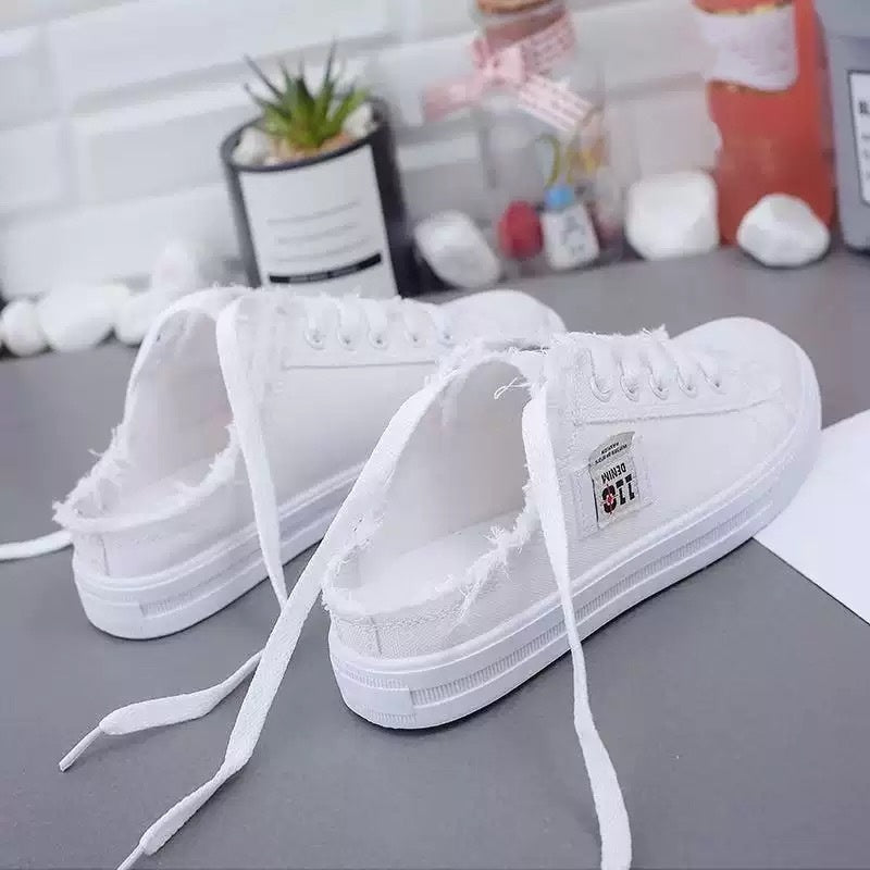 Denim Mule Sneakers