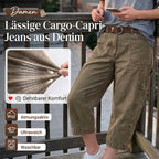 Lässige Cargo-Caprihosen für Damen