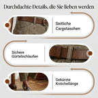 Lässige Cargo-Caprihosen für Damen