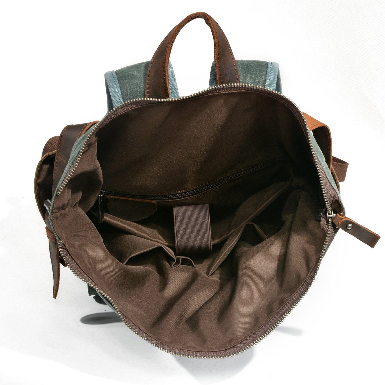 Wachsbeschichteter Canvas Rolltop-Rucksack | MARSEILLE